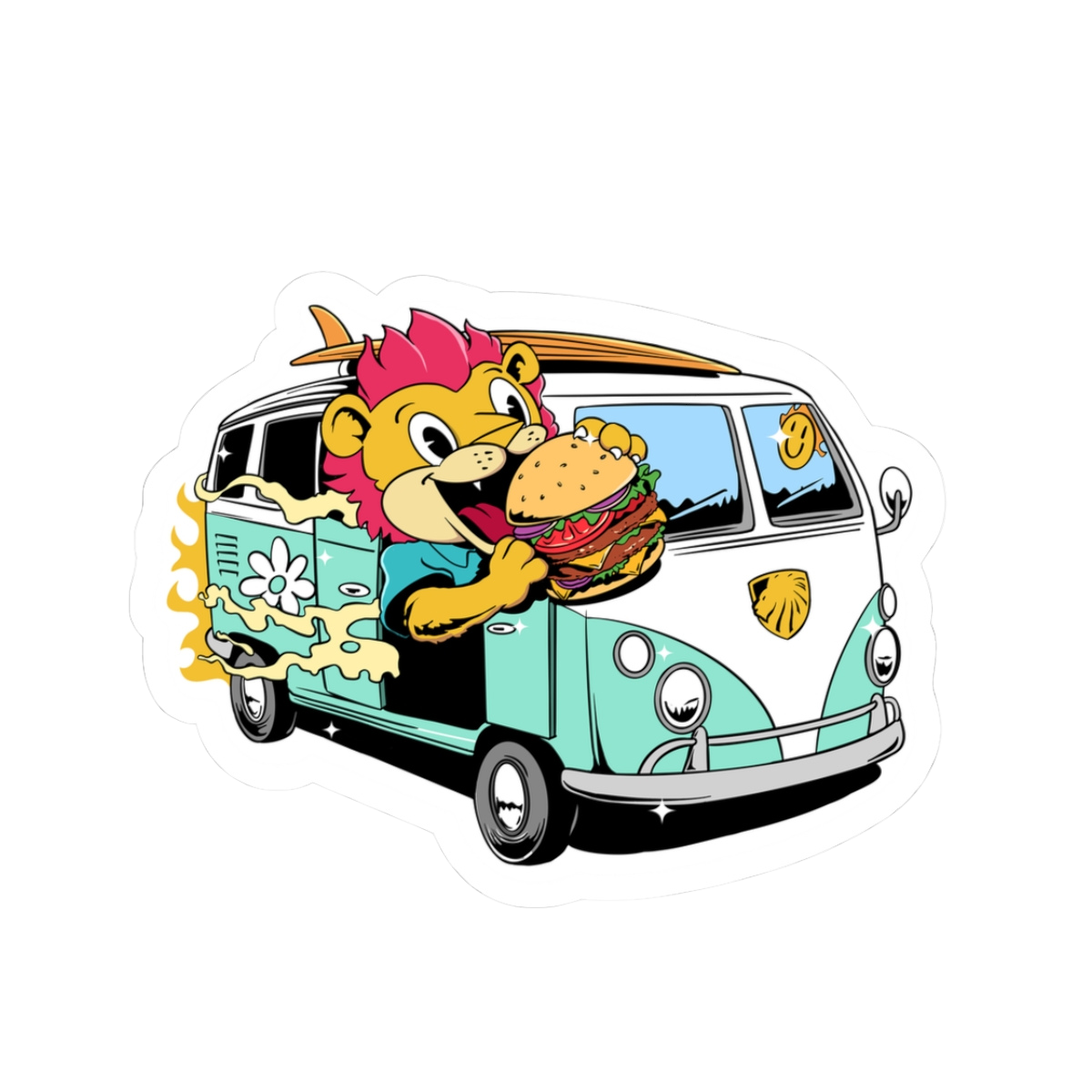 Inferno x Beach Cafe Sticker
