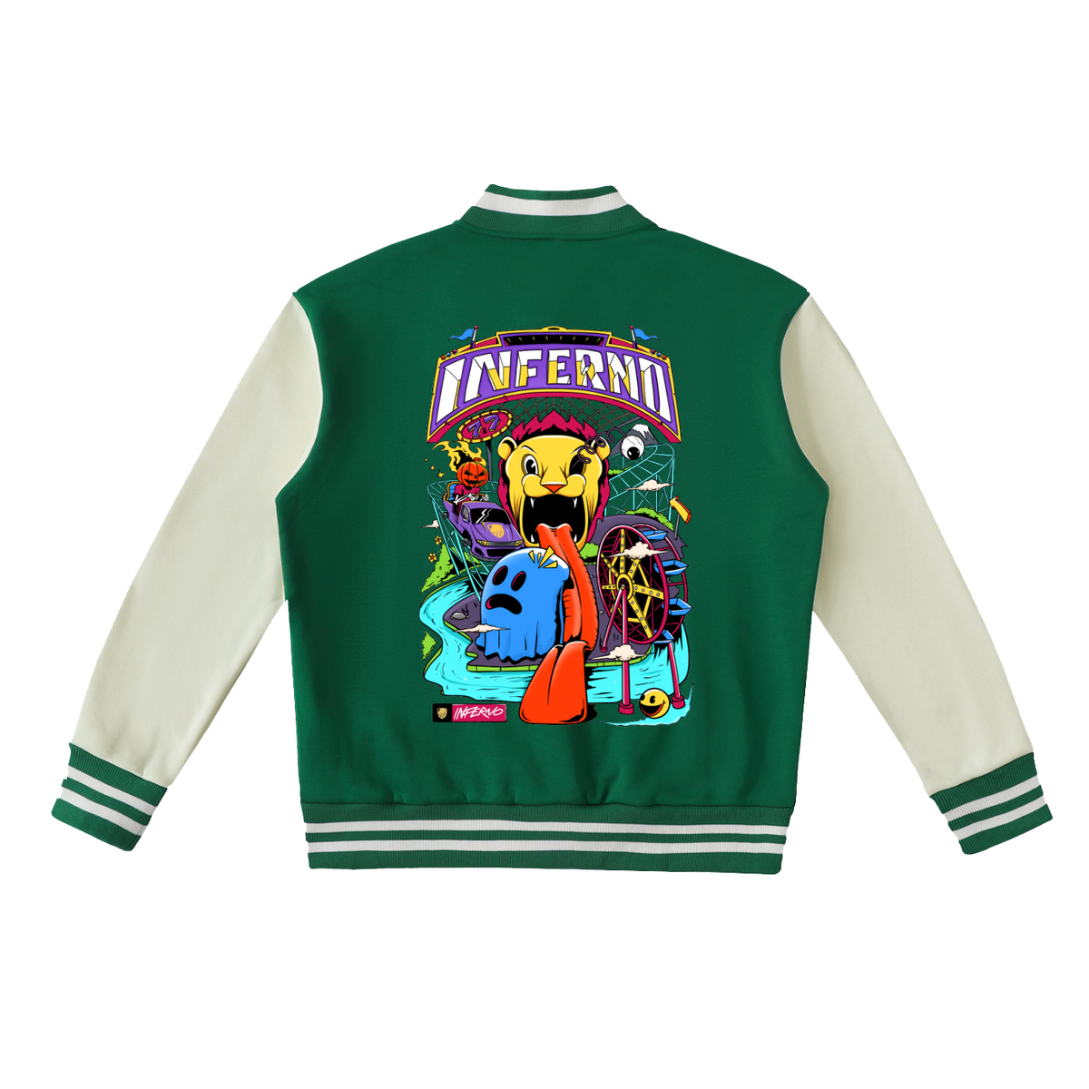 INFERNO LAND Varsity Jacket