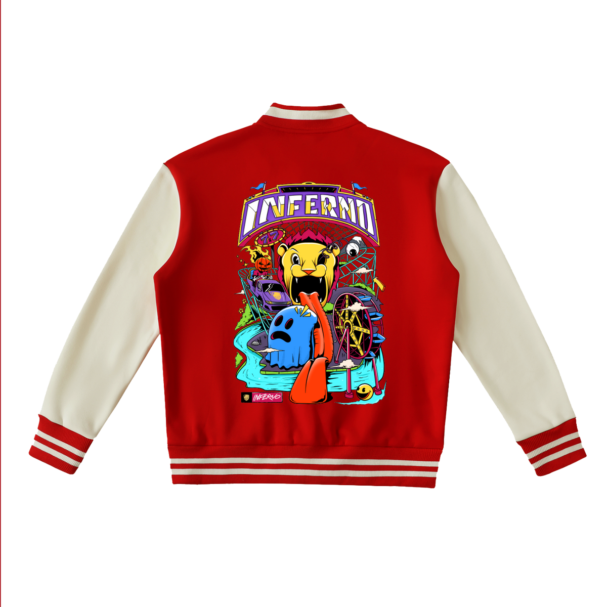 INFERNO LAND Varsity Jacket