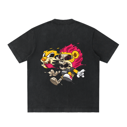 Inferno Brush Split Tee