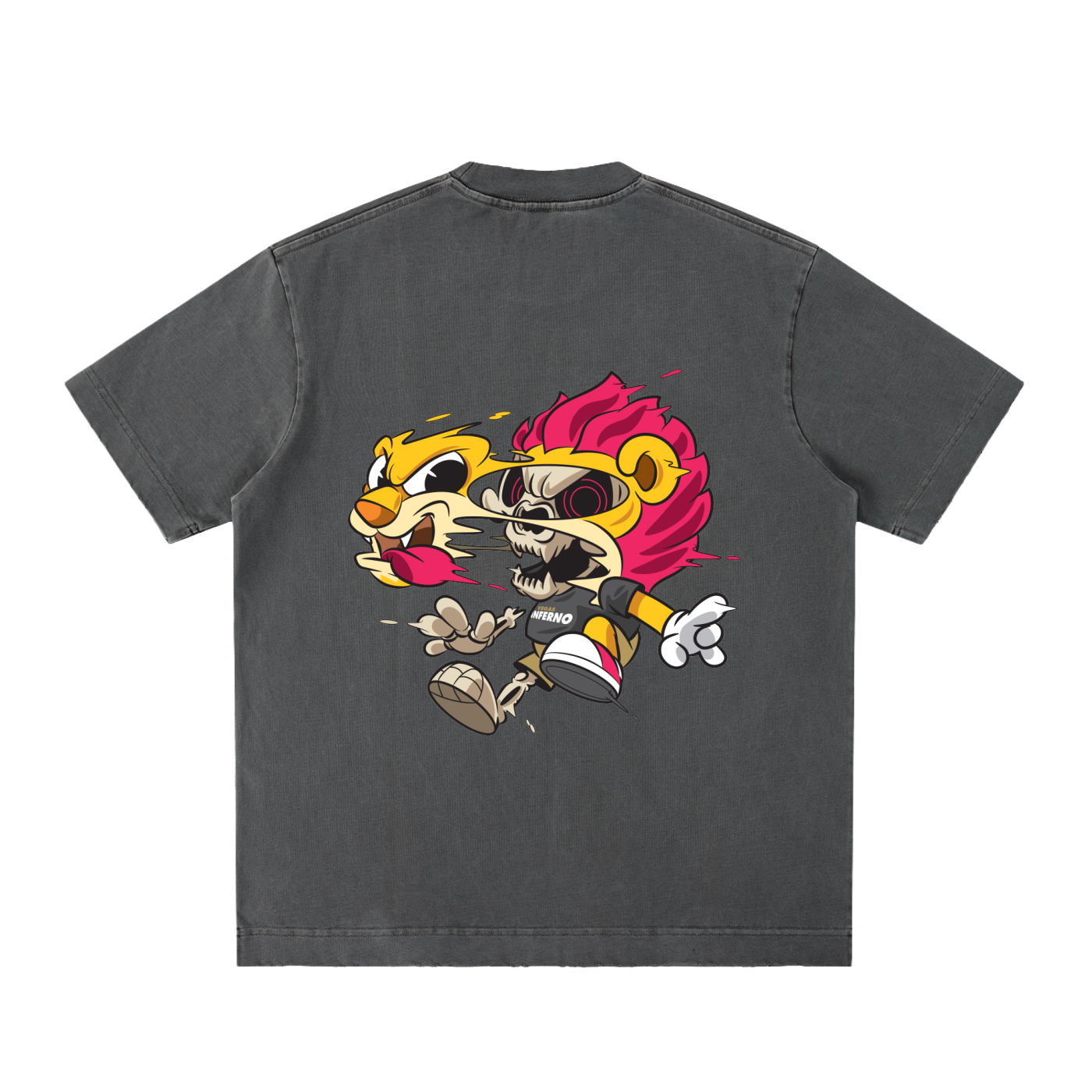 Inferno Brush Split Tee