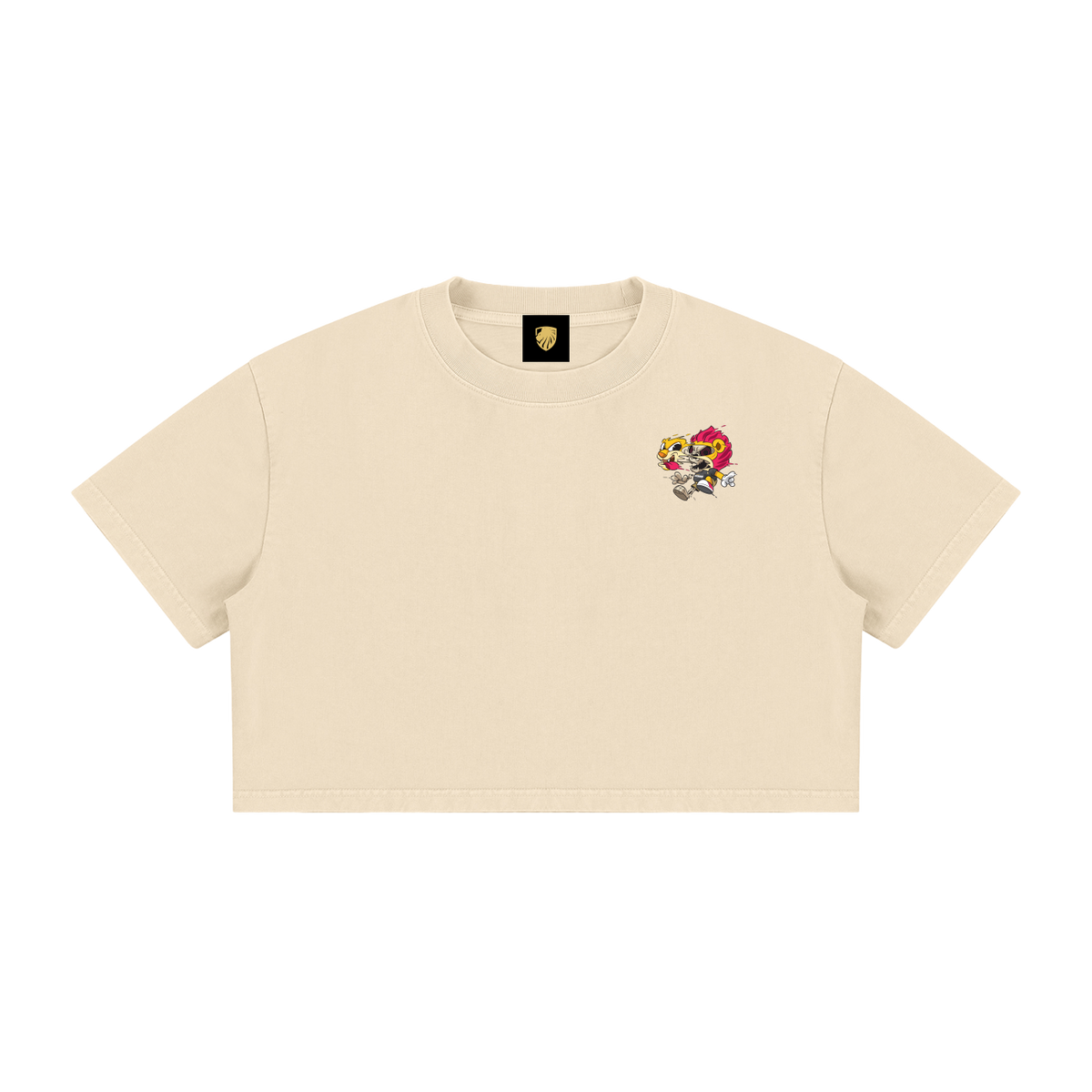 Dripping Dante Mineral Wash Cotton Crop Tee