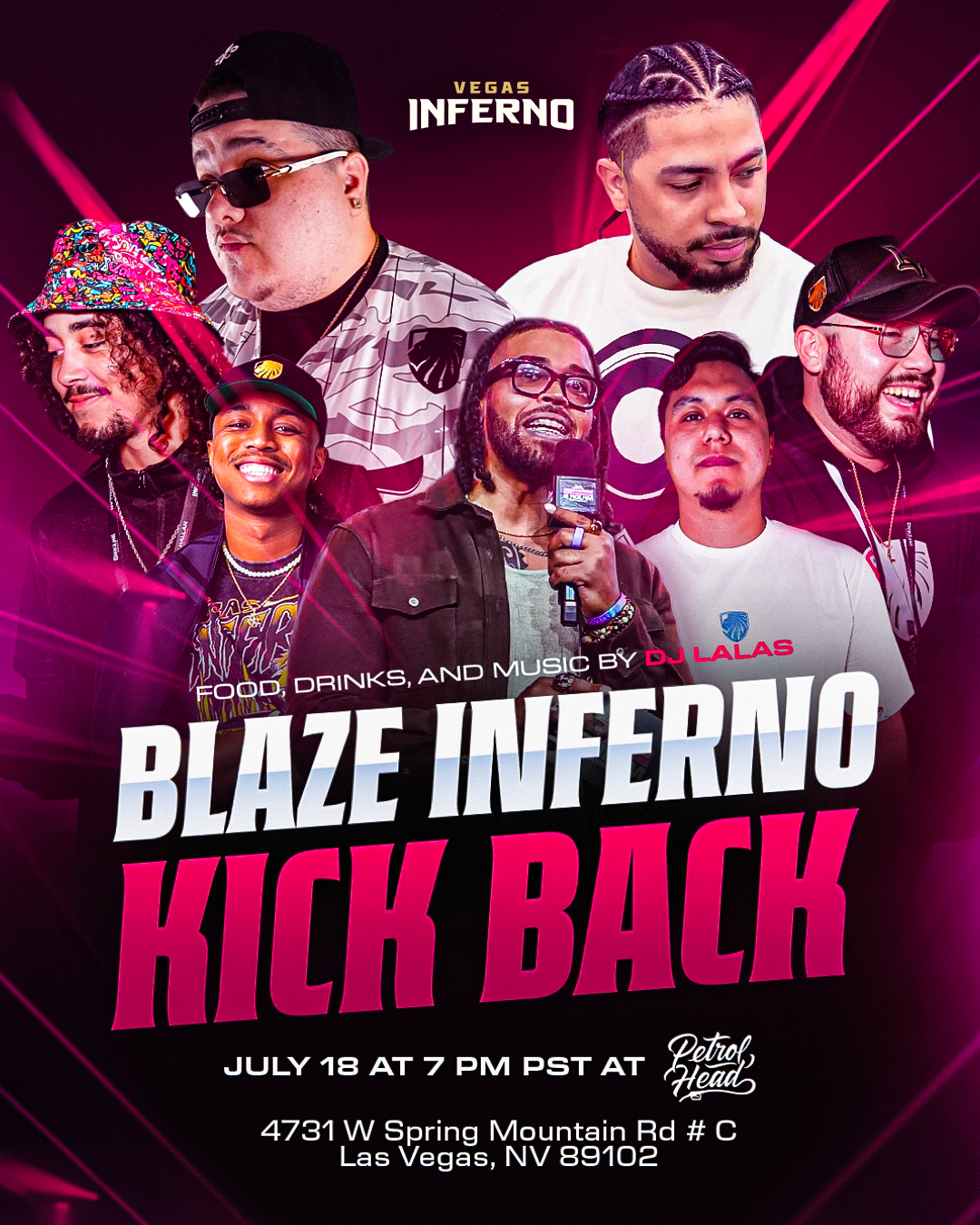 Blaze Inferno Kick Back at Petrol Head