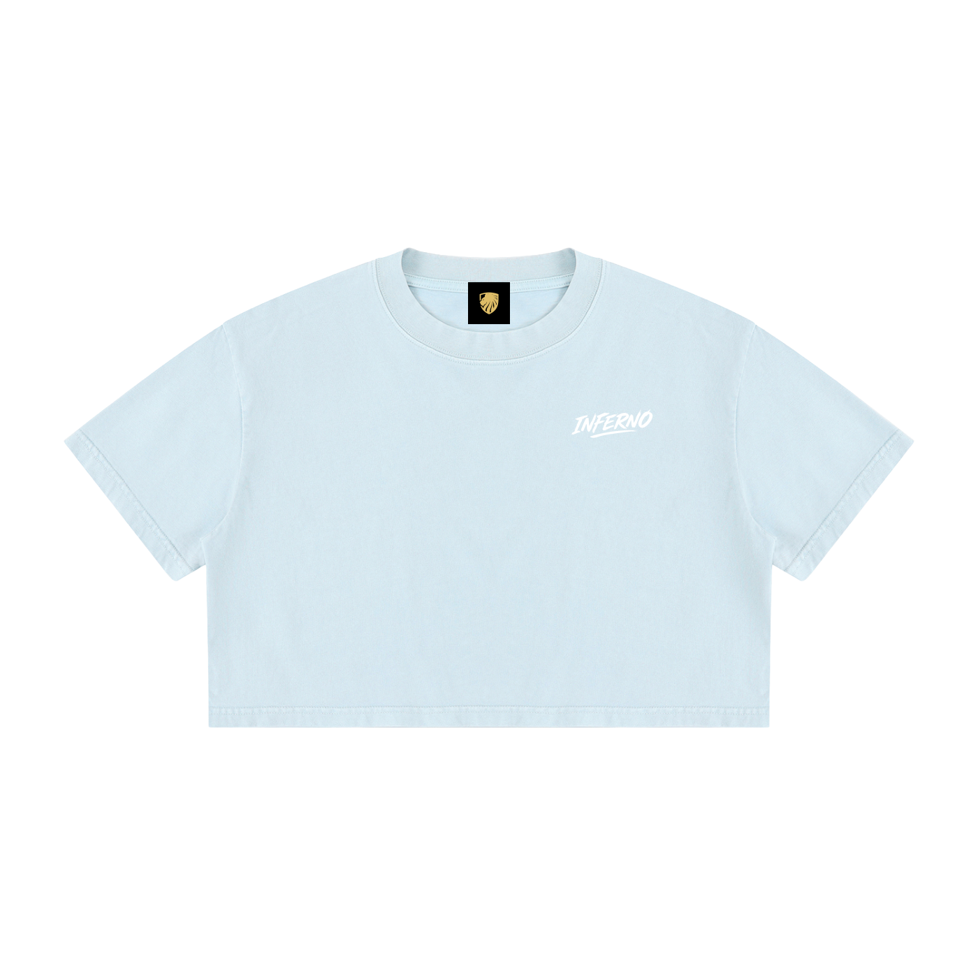 Inferno Brush Mineral Wash Cotton Crop Tee
