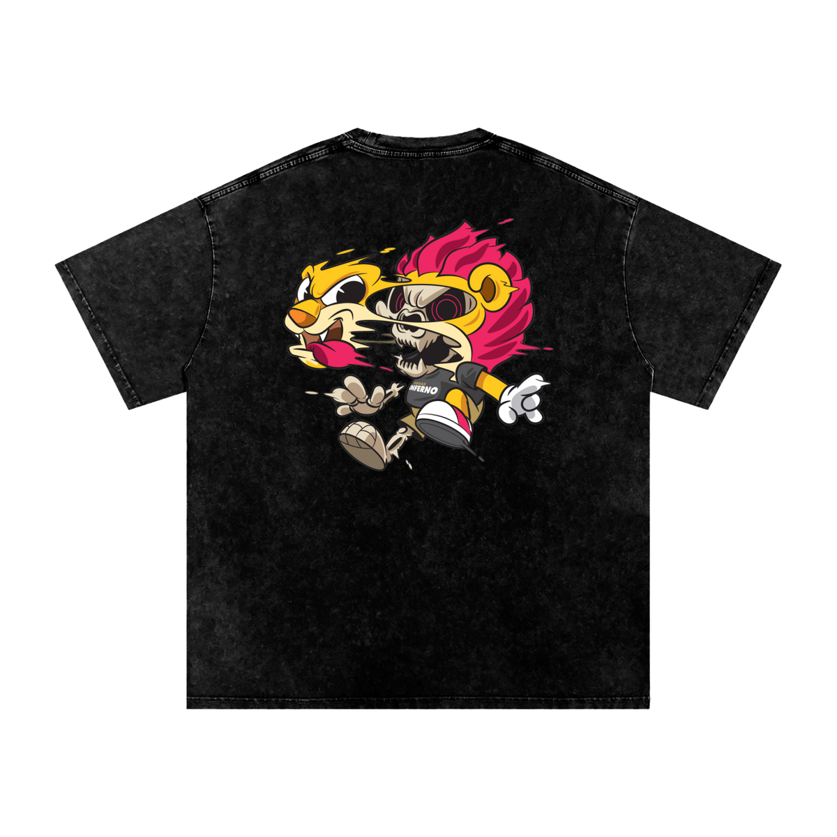 Inferno Brush Split Tee
