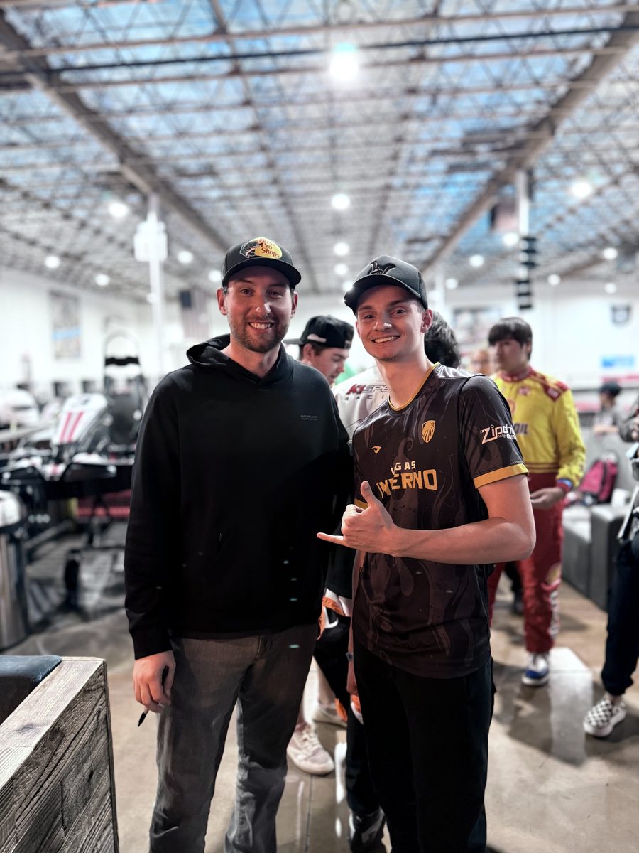 Chase Briscoe with Vegas Inferno